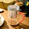 Wine Glasses High Temperature Resistant Glass Star Wish Creative Christmas Tree Cup Double Office Mark Coffee With Filter Screen