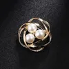 Pins, Brooches Classic Imitation Pearl Clear Rhinestone Pin Corsage For Women Wedding Party Dress Sweater Pins Jewelry Accessories