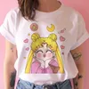 FIXSYS 90s drôle T-shirt Harajuku vêtements T-shirt chat Anime femmes mignon femme T-shirt Kawaii t-shirts mode X0527