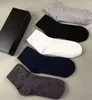 Classic Letter Socks For Men Women Stocking Fashion Ankle Sock Casual Knitted Cotton Candy Color Letters Printed 5 Pairs/Lot Come With Box