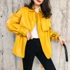 Designer PU Leather Jacket Women Faux Belt Coat Casual Female Streetwear Outwear Jackets High Quality 210608