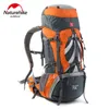 Outdoor Bags NatureHike Climbing Bag Rucksack 70L Hiking Superlight Nylon Sports Backpack Waterproof Camping Travel