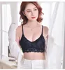 DHL Dames Holle Balette Solid Color Beauty Back Lace Underwear Sexy Vest Vrouwelijke Voeg Pad Draadloze BH NAADLOZE Lingerie toe