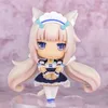 Q posket nekopara chocola الفانيليا pvc عمل الشكل حامل أنيمي فتاة الشكل اليابانية نموذج اللعب تمثال جمع دمية هدايا x0522