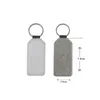Теплоприемные кожаные брелки Fine Flash Sublimation Blank DIY Keychain Car Key Ring Creative подарок