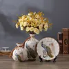 Ceramic European Vase Three Piece Set Living Room Tv Cabinet Creative Decoration Porch Wedding Gift Ornaments73555404426405