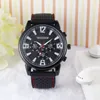 watch Cool Black Military Pilot Aviator Army Style Silicone For Men Boy Luxury Analog Outdoor Sport Racing WristWatch