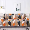Peach Blossom Pattern Sofa Cover Stretch Elastic Cover för vardagsrumsmöbler Soffa fullt inslaget anti-damm 211207