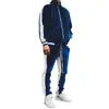 Män joggare kostym uppsättningar guld sammet tracksuit man varumärke våren höst sport kostym man hoodies + byxor varm sportkläder kläder 210916