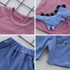 Kids Boys Clothing Sets Fashion Toddler Boy Cartoon Dinosaur Clothes Casual Cute Costumes 2Pcs 1 4Y 210429