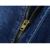 Jeans Kstun Men Summer Blue Slim Straight Straight calça de jeans casual calça masculina Male