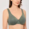 Женщины бесшовные Полное покрытие Onlywire Runned Minimizer Bra Bray Plus Размер 34-46 B-G 210623