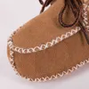 جديد إبقاء الشتاء الدافئ جلد طبيعي الصوف الفراء طفل رضيع الأحذية طفل الفتيات لينة الأخفاف الأحذية مع أفخم الغنم الجوارب 210326