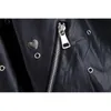 Stylish Chic Sequined Embroidery Pu Leather Jacket Fashion Heart Ring Design Motorcycle Women Casual Cool Outerwear 210531