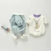 Automne bébé body garçons et filles bébé imprimé à manches longues col rond coton respirant ramper vêtements Onesie 210515
