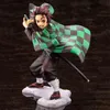 17 cm demon slayer no yaiba nezuko tanjirou action figur anime figur modell leksaker samling docka gåva