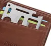 Mini serras de aço inoxidável Ferramenta de cartão de crédito de bolso de bolso portátil portátil Ferramentas de carteira de acampamento portáteis 7427755