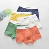 Children Boy Underwear for Kids Funny Beard Boxer Panties Shorts Soft Cotton Underpants Boys Teenage Striped Panties Kids 2-16Y 211122