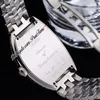 TWF V2 Cintrée Curvex Automatic Mens Horloge Verharde Baguette Cut Diamanten Wijzerplaat Roestvrijstalen Armband Super Editie Bling Hip Hop Sieraden Horloges Puretime F06A1
