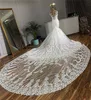 2021 abito da sposa a sirena cappella treno 3D Appliques gioiello abiti da sposa in pizzo abiti da sposa su misura342U