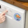 Leuke cartoon stijl vaatwasser magneet schoon vuile teken vaatwasser omkeerbare indicator home decor voor wasmachine vaatwasser CCD8001