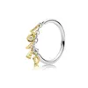 925 Ayar Gümüş Bayan Elmas Yüzük Tasarımcısı Pandora Tarzı Moda Takı Kalp Aşk Düğün Nişan Yüzük Kadınlar için