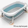 Portátil Baby Chuveiro Banheira Banheira Dobrável Travesseiro Macio Não-Slip Bathtub Mat Recém-nascido Segurança Flutuante Almofada Reclinando Mats Wll916