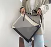 Primavera / Verão 2021 Bolsas De Cor De Contraste Preto Literário Moda Bolsa De Rua Japonesa Bolsa Japonesa