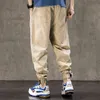 Single Road Herren Harem Hosen Männer Mode Baggy Baumwolle Hip Hop Joggers Japanische Streetwear Hosen Männliche Cargo Hosen Für Männer 211112