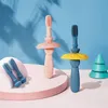 Cepillo de dientes de entrenamiento de silicona suave para bebés, herramienta de cepillo de dientes para niños, cepillos de dientes para niños, cuidado Dental 20220224 H1