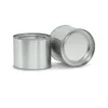 Aluminum Tin Jar Cosmetic Container Round Tea Cans with Lid Candle Jars Face Cream Makeup Organizer Pot