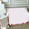 Pink Home Одеяла сна Открытый Путешествия Взрослые Шали Домашний Кондиционер Одеяло без коробки