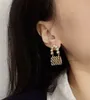 Designer Pearl Earrings Brand Fashion Designer Earrings For Women Jewelry Gold Luxury Ear Stud Ear Ring Set
