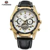 Montres-bracelets FORSINING Tourbillon Automatique Mécanique Hommes Montre-Bracelet Sport Homme Horloge Top Or Classique Homme Montre 340