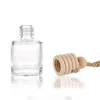 Profumo auto bottiglia pendente riutilizzabile profumo profumo ornamento Deodorante per oli essenziali Diffusore Fragranza Vuota Bottiglie di vetro Vuoto Decorazione