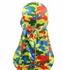 Camouflage bedrukte langstaartige piratenhoed hoofddeksels unisex bandana tulband caps gladde accessoires zonbescherming db872