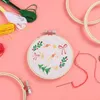 20st 8 10 cm broderi Hoops Sying Notions Frame Set Art Craft Tool Home Bamboo Decor Diy Round Traditional Stit U6U02273