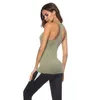 Summer Yoga Vest Women Sleeveless Fitness Tank Top Racerback Lady Athletic Running Shirts Quick Dry Workout Sportswear Tight Outfit
