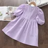 Bear Leader Filles Princesse Robes Mode Summer Baby Girl Style coréen Solide Robes Enfants Vêtements de fête mignons pour 2-6 ans 210708