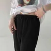 IEFB Pleated Pants Men's Casual Pants Loose Straight Wide Leg Trousers Korean White Pants Trend Elastic Trousers 9Y6983 210524