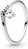 Anello dei desideri classico in argento sterling 925 con Clear Cz Fit Pandora Jewelry Engagement Wedding Lovers Fashion Ring