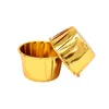 50Pcs Aluminum Foil Cupcake Paper Cups Gold Muffin Liner Case Baking Cup Tray For Wedding Birthday Party Wrapper Other Festive & Supplies
