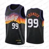 Phoenixsunsmen Devin 1 부커 Chris Paul Deandre Ayton Jae Crowder 2020-21 Black City Basketball Jersey New Uniform