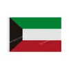 Kuwait Flags National Polyester Banner Flying 90 x 150cm 3 * 5ft Flag All Over The World Worldwide Outdoor can be Customized