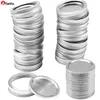 Nova Tampa de Banheira 70mm / 86mm Boca Regular Bandas Split-Type Leak-Proof para Mason Jar Canning Tampas Cobre com anéis de vedação DHL WY32