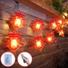 Strings Year's Spring Lanterns LED Flashing Lights Hanging Malls And Restaurants Year Decoration String