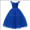 Girls Dresses Baby Clothing Baby, & Maternityprincess Cinderella Dress Up Clothes Girl Off Shoder Pageant Ball Gown Kids Deluxe Fluffy Bead