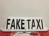 FAKETAXI – autocollants de dérive, panneau de dérive, lumière supérieure de cabine, autocollants de voiture amusants, style réfléchissant, avertissement