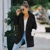 Kadın Yünü Kadın Karışımları Ceket Kadın Kadın 2022 Sıradan Palto Katlar Vintage Kış Deve Tam Katı Cepler