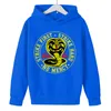 Cobra Kai Hoodies Boy Girl Sweatshirts Harajuku Hooded Cobra Kai Casuare Pullovers Child kid Hoodie4241874